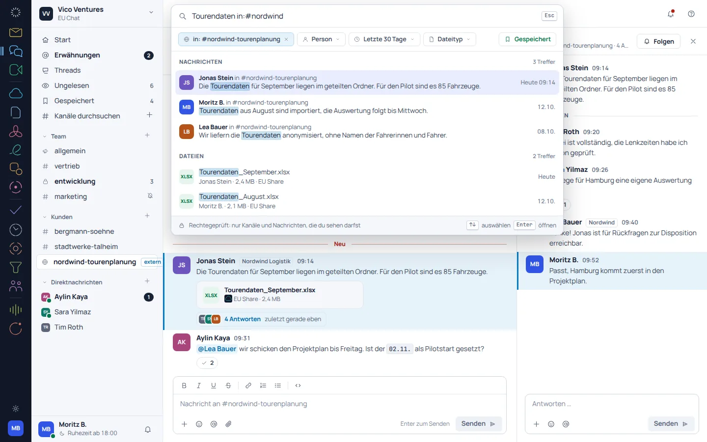 EU Chat: Konzeptvorschau