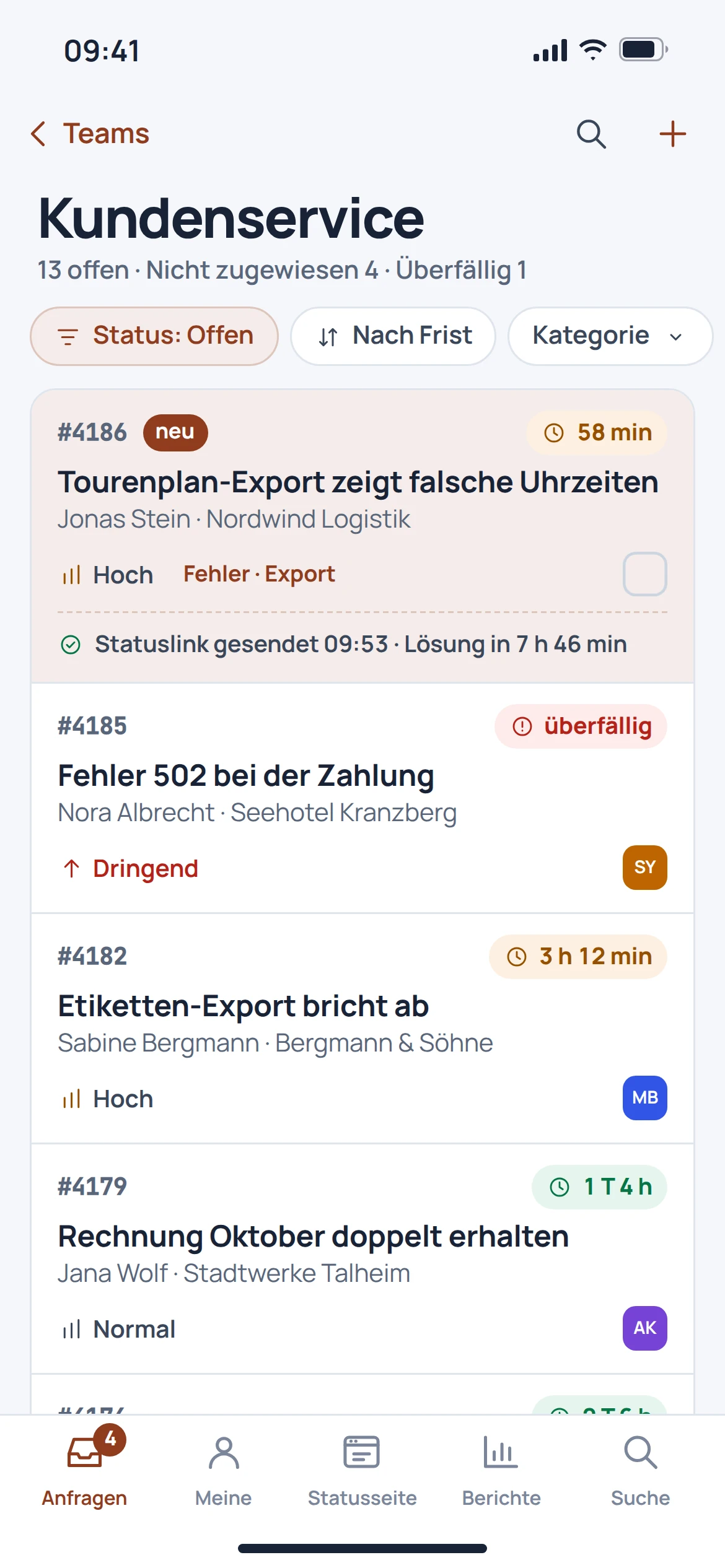 EU Desk: mobile Konzeptvorschau