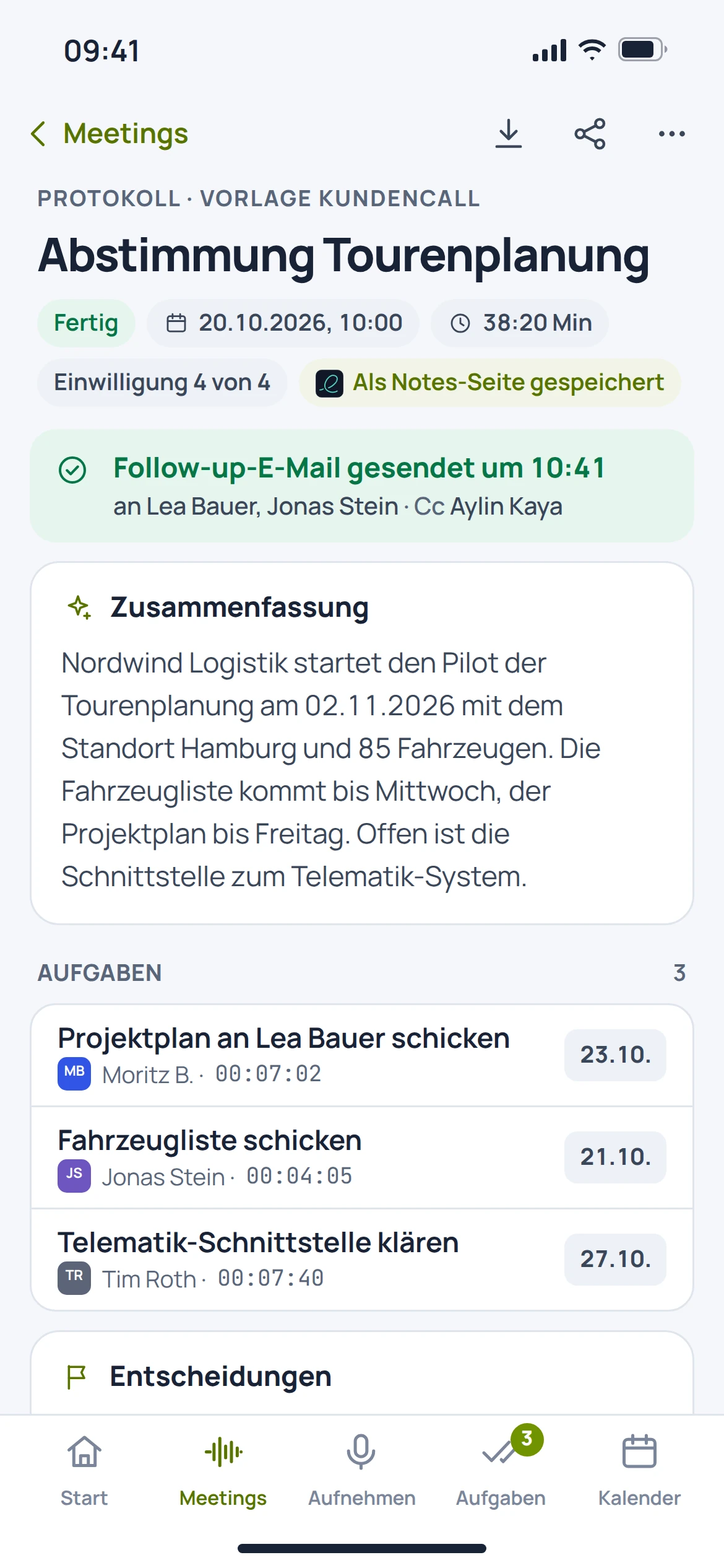 EU Recap: mobile Konzeptvorschau