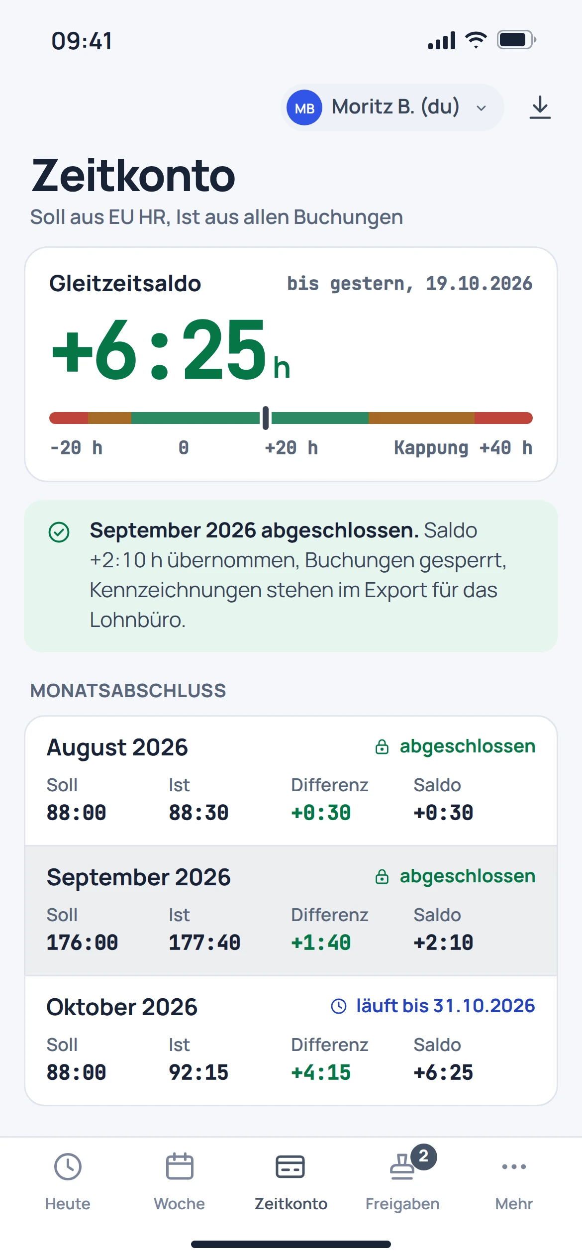 EU Track: mobile Konzeptvorschau